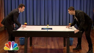 Watch Drake And Jimmy Fallon Play Beer Hockey